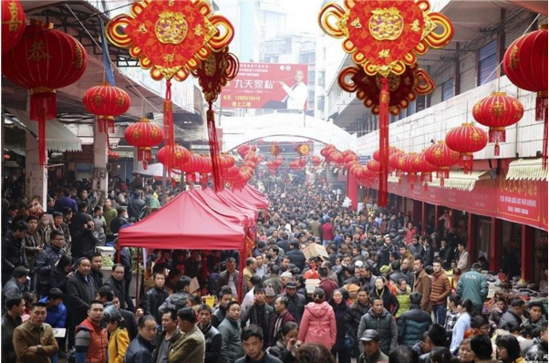 古代集市，繁华的买卖氛围与生活盛景