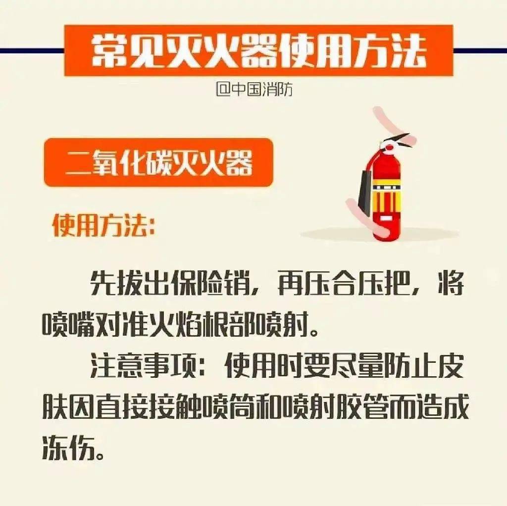 家庭防盗防火，灭火器使用指南